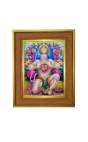 Lord hanuman Photo Frame  10x14 Inches-Brown Wooden Frame for Home , Office & Temple Decoration and Gifting