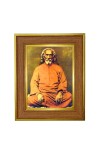 Swami Sri Yukteswar Giri. Photo Frame 10x14 Inches-Brown Wooden Frame for Home , Office & Temple Decoration and Gifting Swami Sri Yukteswar Giri. Photo Frame 10x14 Inches-Brown Wooden Frame for Home , Office & Temple Decoration and Gifting