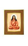 Paramhansa Yogananda Photo Frame 10x14 Inches-Brown Wooden Frame for Home , Office & Temple Decoration and Gifting Paramhansa Yogananda Photo Frame 10x14 Inches-Brown Wooden Frame for Home , Office & Temple Decoration and Gifting