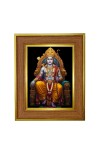Shree raam Photo Frame  10x14 Inches-Brown Wooden Frame for Home , Office & Temple Decoration and Gifting
