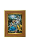 Radha krishna Photo Frame 10x14 Inches-Brown Wooden Frame for Home , Office & Temple Decoration and Gifting Radha krishna Photo Frame 10x14 Inches-Brown Wooden Frame for Home , Office & Temple Decoration and Gifting