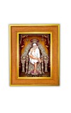 Shirdi Sai Baba Photo Frame 10x14 Inches-Brown Wooden Frame for Home , Office & Temple Decoration and Gifting Shirdi Sai Baba Photo Frame 10x14 Inches-Brown Wooden Frame for Home , Office & Temple Decoration and Gifting