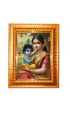 Yashoda and lord krishna Golden Designer Photo Frame | 10x14 Inch Religious Wall Hanging Frame for Home & Office Decoration | Hindu Deity Spiritual Gift Item Yashoda and lord krishna Golden Designer Photo Frame | 10x14 Inch Religious Wall Hanging Frame for Home & Office Decoration | Hindu Deity Spiritual Gift Item