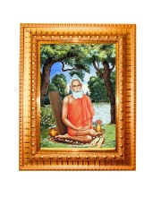 Baba Lokenath Brahmachari Golden Designer Photo Frame | 10x14 Inch Religious Wall Hanging Frame for Home & Office Decoration | Hindu Deity Spiritual Gift Item Baba Lokenath Brahmachari Golden Designer Photo Frame | 10x14 Inch Religious Wall Hanging Frame for Home & Office Decoration | Hindu Deity Spiritual Gift Item