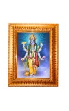 Lord vishnu Golden Designer Photo Frame | 10x14 Inch Religious Wall Hanging Frame for Home & Office Decoration | Hindu Deity Spiritual Gift Item Lord vishnu Golden Designer Photo Frame | 10x14 Inch Religious Wall Hanging Frame for Home & Office Decoration | Hindu Deity Spiritual Gift Item