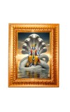 Lord Vishnu Golden Designer Photo Frame | 10x14 Inch Religious Wall Hanging Frame for Home & Office Decoration | Hindu Deity Spiritual Gift Item Lord Vishnu Golden Designer Photo Frame | 10x14 Inch Religious Wall Hanging Frame for Home & Office Decoration | Hindu Deity Spiritual Gift Item