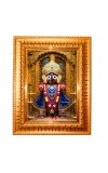 Lord jagannath Golden Designer Photo Frame | 10x14 Inch Religious Wall Hanging Frame for Home & Office Decoration | Hindu Deity Spiritual Gift Item