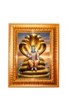 Lord vishnu Golden Designer Photo Frame | 10x14 Inch Religious Wall Hanging Frame for Home & Office Decoration | Hindu Deity Spiritual Gift Item Lord vishnu Golden Designer Photo Frame | 10x14 Inch Religious Wall Hanging Frame for Home & Office Decoration | Hindu Deity Spiritual Gift Item