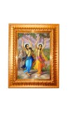 Chaitanya Mahaprabhu Nityananda Prabhu Golden Designer Photo Frame | 10x14 Inch Religious Wall Hanging Frame for Home & Office Decoration | Hindu Deity Spiritual Gift Item Chaitanya Mahaprabhu Nityananda Prabhu Golden Designer Photo Frame | 10x14 Inch Religious Wall Hanging Frame for Home & Office Decoration | Hindu Deity Spiritual Gift Item