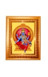 Maa kaali Golden Designer Photo Frame | 10x14 Inch Religious Wall Hanging Frame for Home & Office Decoration | Hindu Deity Spiritual Gift Item