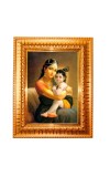 Yashoda Lord Krishna Golden Designer Photo Frame | 10x14 Inch Religious Wall Hanging Frame for Home & Office Decoration | Hindu Deity Spiritual Gift Item Yashoda Lord Krishna Golden Designer Photo Frame | 10x14 Inch Religious Wall Hanging Frame for Home & Office Decoration | Hindu Deity Spiritual Gift Item