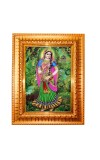 Shree Radha Golden Designer Photo Frame | 10x14 Inch Religious Wall Hanging Frame for Home & Office Decoration | Hindu Deity Spiritual Gift Item Shree Radha Golden Designer Photo Frame | 10x14 Inch Religious Wall Hanging Frame for Home & Office Decoration | Hindu Deity Spiritual Gift Item