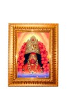 Maa tara Golden Designer Photo Frame | 10x14 Inch Religious Wall Hanging Frame for Home & Office Decoration | Hindu Deity Spiritual Gift Item
