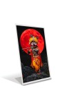 Car Desk/Table Top Jai  Jagannath Acrylic L-Style Photo Stand - 2.5x3.5 Inches, Compact and Stylish Spiritual Display