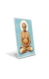 Car Desk/Table Top Lahiri Mahasaya Acrylic L-Style Photo Stand - 2.5x3.5 Inches, Compact and Stylish Spiritual Display