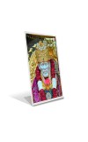 Car Desk/Table Top Shirdi Sai Baba Acrylic L-Style Photo Stand - 2.5x3.5 Inches, Compact and Stylish Spiritual Display