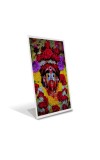 Car Desk/Table Top Maa Tara Acrylic L-Style Photo Stand - 2.5x3.5 Inches, Compact and Stylish Spiritual Display