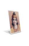 Car Desk/Table Top Bhagavan Krishna Acrylic L-Style Photo Stand - 2.5x3.5 Inches, Compact and Stylish Spiritual Display Car Desk/Table Top Bhagavan Krishna Acrylic L-Style Photo Stand - 2.5x3.5 Inches, Compact and Stylish Spiritual Display
