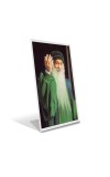 Car Desk/Table Top Bhagwan Shree Rajneesh Acrylic L-Style Photo Stand - 2.5x3.5 Inches, Compact and Stylish Spiritual Display