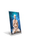 Car Desk/Table Top Shri Lahiri Mahashaya Acrylic L-Style Photo Stand - 2.5x3.5 Inches, Compact and Stylish Spiritual Display