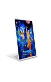 Car Desk/Table Top  Lord Chaitanya Mahaprabhu and Nityananda Prabhu Acrylic L-Style Photo Stand - 2.5x3.5 Inches, Compact and Stylish Spiritual Display
