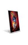 Car Desk/Table Top Divine Krishna Acrylic L-Style Photo Stand - 2.5x3.5 Inches, Compact and Stylish Spiritual Display