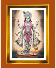 Narayana Hari.  Golden Photo Frame - 10x14 Inches | Elegant Wooden Frame for Home, Office & Temple Decoration | Spiritual Wall & Table Decor and Gift Item