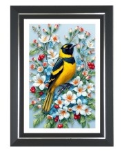 American Gold Finch Photo Frame | 10x14 Inch Black Designer Wall & Table Frame | Perfect for Gifting & Home Decor American Gold Finch Photo Frame | 10x14 Inch Black Designer Wall & Table Frame | Perfect for Gifting & Home Decor
