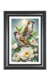 Two Birds Sparrows Photo Frame | 10x14 Inch Black Designer Wall & Table Frame | Perfect for Gifting & Home Decor Two Birds Sparrows Photo Frame | 10x14 Inch Black Designer Wall & Table Frame | Perfect for Gifting & Home Decor