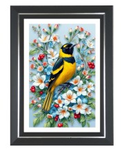American Goldfinch Photo Frame | 10x14 Inch Black Designer Wall & Table Frame | Perfect for Gifting & Home Decor American Goldfinch Photo Frame | 10x14 Inch Black Designer Wall & Table Frame | Perfect for Gifting & Home Decor