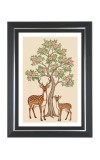 Deer and a fawn Photo Frame | 10x14 Inch Black Designer Wall & Table Frame | Perfect for Gifting & Home Decor Deer and a fawn Photo Frame | 10x14 Inch Black Designer Wall & Table Frame | Perfect for Gifting & Home Decor