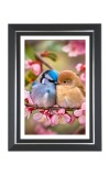 Lovebirds on a Branch Photo Frame | 10x14 Inch Black Designer Wall & Table Frame | Perfect for Gifting & Home Decor Lovebirds on a Branch Photo Frame | 10x14 Inch Black Designer Wall & Table Frame | Perfect for Gifting & Home Decor