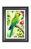 Parrot Photo Frame | 10x14 Inch Black Designer Wall & Table Frame | Perfect for Gifting & Home Decor Parrot Photo Frame | 10x14 Inch Black Designer Wall & Table Frame | Perfect for Gifting & Home Decor