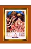 Divine Radha krishna Golden Photo Frame - 10x14 Inches | Elegant Wooden Frame for Home, Office & Temple Decoration | Spiritual Wall & Table Decor and Gift Item Divine Radha krishna Golden Photo Frame - 10x14 Inches | Elegant Wooden Frame for Home, Office & Temple Decoration | Spiritual Wall & Table Decor and Gift Item