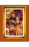Divine Radha Krishna Golden Photo Frame - 10x14 Inches | Elegant Wooden Frame for Home, Office & Temple Decoration | Spiritual Wall & Table Decor and Gift Item Divine Radha Krishna Golden Photo Frame - 10x14 Inches | Elegant Wooden Frame for Home, Office & Temple Decoration | Spiritual Wall & Table Decor and Gift Item