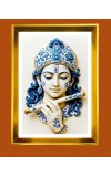 Divine Krishna Golden Photo Frame - 10x14 Inches | Elegant Wooden Frame for Home, Office & Temple Decoration | Spiritual Wall & Table Decor and Gift Item Divine Krishna Golden Photo Frame - 10x14 Inches | Elegant Wooden Frame for Home, Office & Temple Decoration | Spiritual Wall & Table Decor and Gift Item
