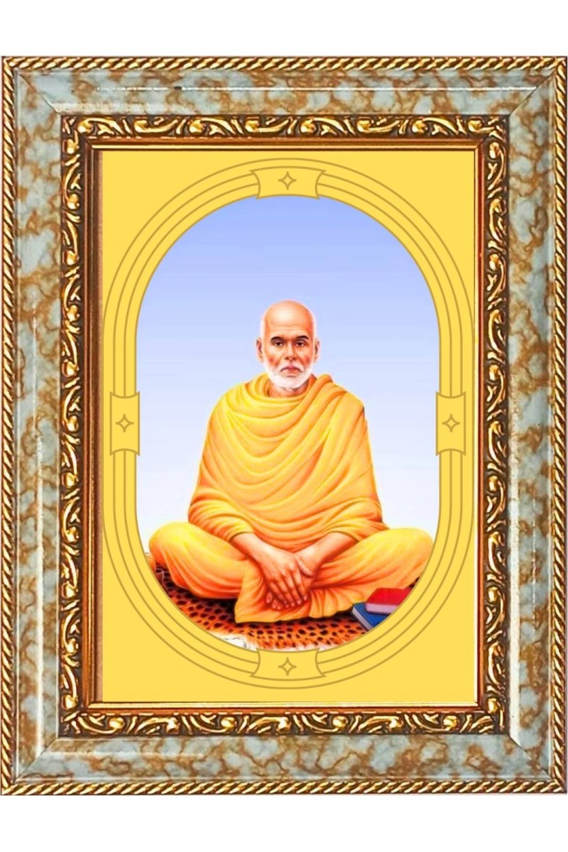  Sree Narayana Guru Photo Frame | 5X7 Inch Black Designer Wall & Table Frame | Perfect for Gifting & Home Decor