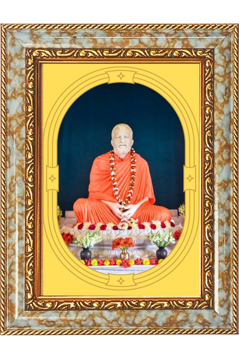  Sri Ramkrishna Photo Frame | 5X7 Inch Black Designer Wall & Table Frame | Perfect for Gifting & Home Decor