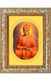  Swami VIvekananda Photo Frame | 5X7 Inch Black Designer Wall & Table Frame | Perfect for Gifting & Home Decor