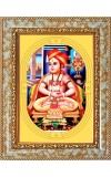  Sant Dnyaneshwar Maharaj Photo Frame | 5X7 Inch Black Designer Wall & Table Frame | Perfect for Gifting & Home Decor