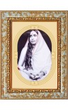 Sri Sarada Devi Photo Frame | 5X7 Inch Black Designer Wall & Table Frame | Perfect for Gifting & Home Decor Sri Sarada Devi Photo Frame | 5X7 Inch Black Designer Wall & Table Frame | Perfect for Gifting & Home Decor