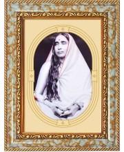Sri Sarada Devi Photo Frame | 5X7 Inch Black Designer Wall & Table Frame | Perfect for Gifting & Home Decor Sri Sarada Devi Photo Frame | 5X7 Inch Black Designer Wall & Table Frame | Perfect for Gifting & Home Decor