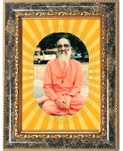 Swami Chinmayananda Photo Frame | 5X7 Inch Black Designer Wall & Table Frame | Perfect for Gifting & Home Decor Swami Chinmayananda Photo Frame | 5X7 Inch Black Designer Wall & Table Frame | Perfect for Gifting & Home Decor