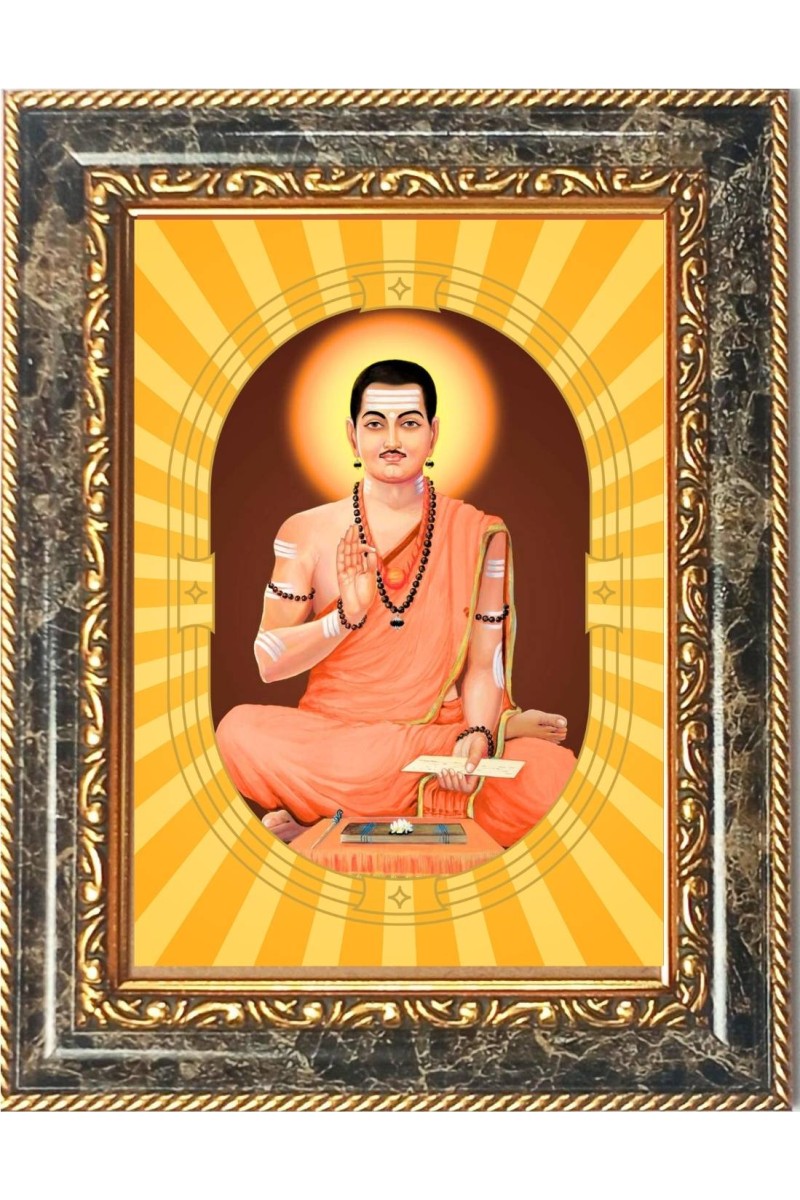  Basavanna Photo Frame | 5X7 Inch Black Designer Wall & Table Frame | Perfect for Gifting & Home Decor