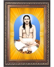  Swami_Nigamananda_Paramahansa  Photo Frame | 5X7 Inch Black Designer Wall & Table Frame | Perfect for Gifting & Home Decor