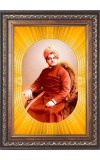  Swami Vivekananda Photo Frame | 5X7 Inch Black Designer Wall & Table Frame | Perfect for Gifting & Home Decor