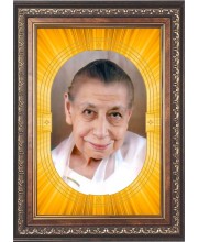  Mirra Alfassa Photo Frame | 5X7 Inch Black Designer Wall & Table Frame | Perfect for Gifting & Home Decor