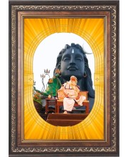  Sadhguru Photo Frame | 5X7 Inch Black Designer Wall & Table Frame | Perfect for Gifting & Home Decor