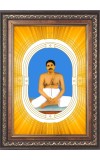  Sri Sri Thakur Anukulchandra Chakravarty Photo Frame | 5X7 Inch Black Designer Wall & Table Frame | Perfect for Gifting & Home Decor