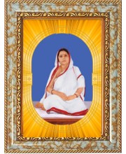  Jagajjanani Sree Sree Barama Photo Frame | 5X7 Inch Black Designer Wall & Table Frame | Perfect for Gifting & Home Decor